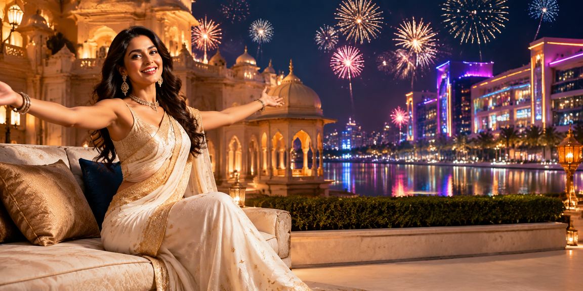 Casino game scene in Indian setting, highlighting player responsibility